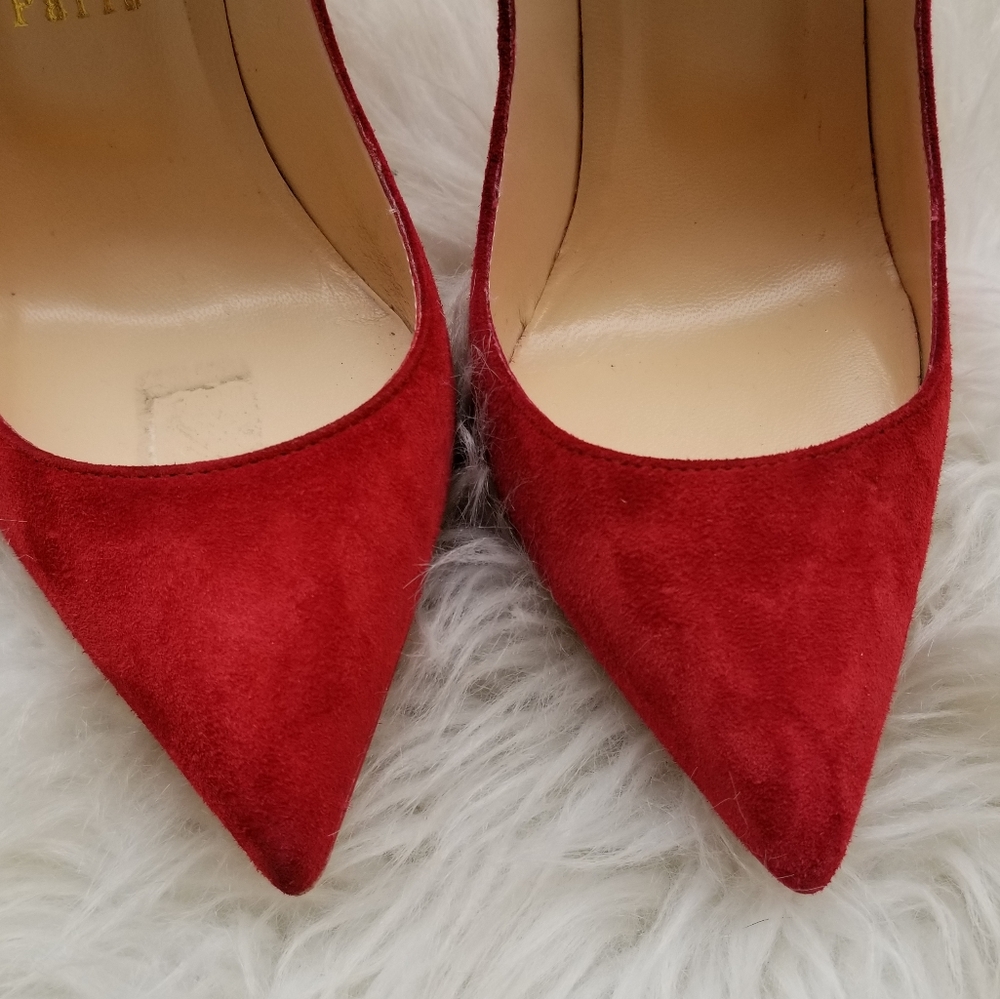 Christian Louboutin Victorina Flame 100mm Red Euro 36 1/2 - Picture 6 of 11